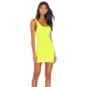 Superdown Kourtney backless neon mini dress size small
